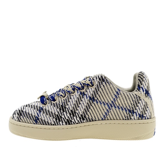 Burberry Knit Box Sneakers Woman Lichen Ip Check Size 38 New - Picture 5 of 7